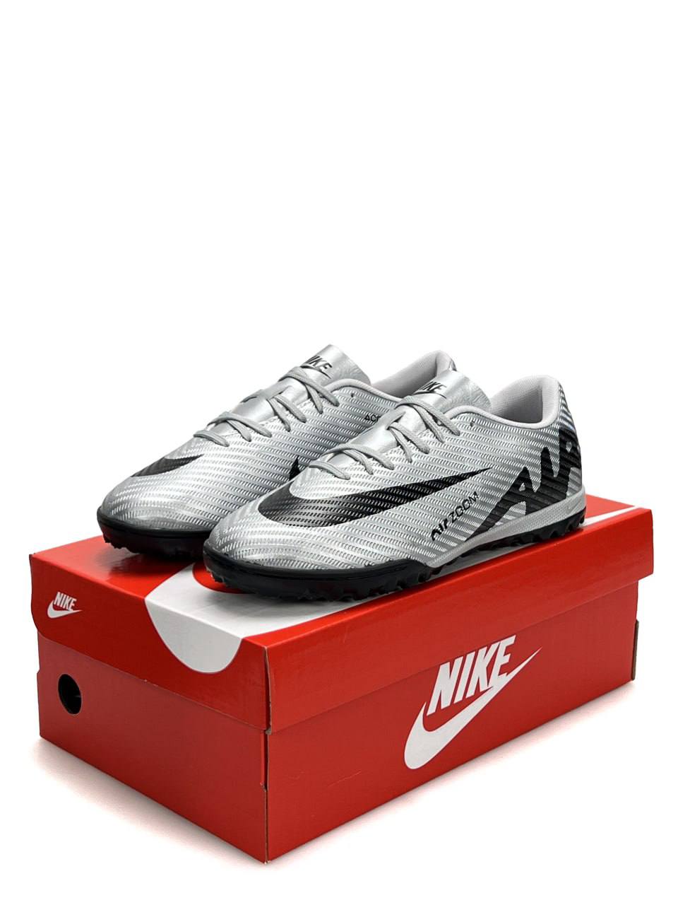 Nike Air Zoom Mercurial Vapor 15 Academy TF Silver Black