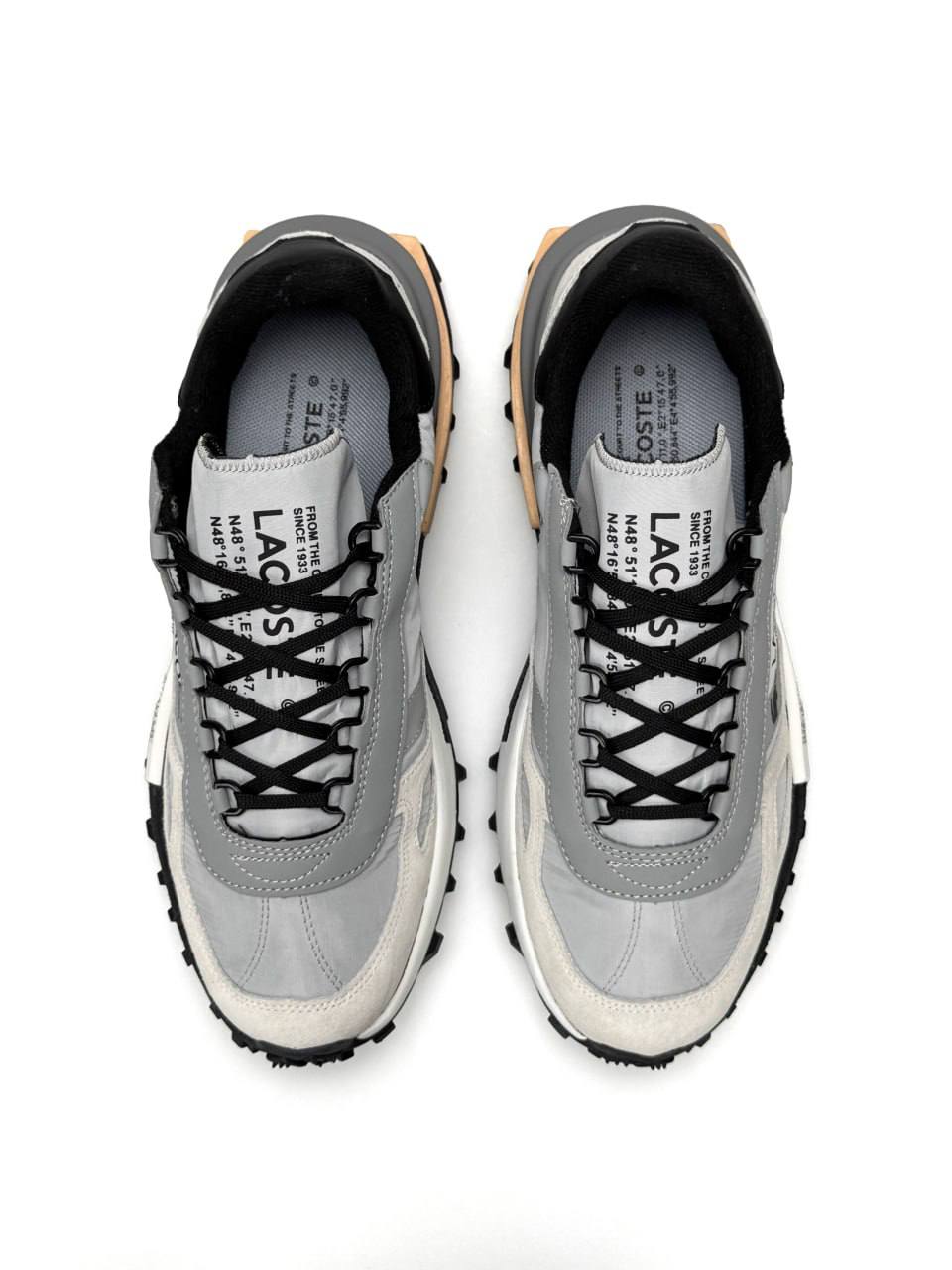 Lacoste Elite Active Light Grey Black