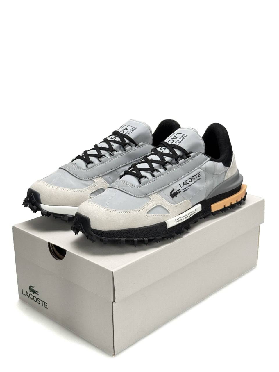 Lacoste Elite Active Light Grey Black