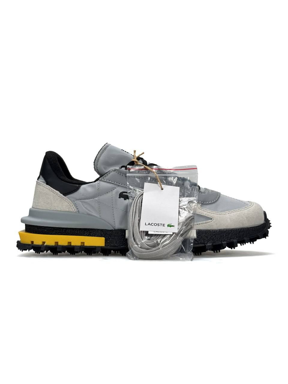 Lacoste Elite Active Pale Grey Black