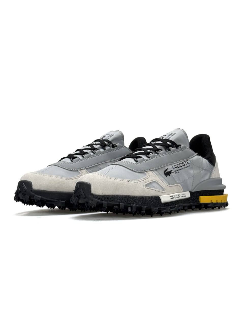 Lacoste Elite Active Pale Grey Black