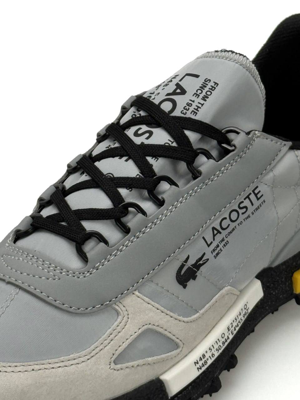 Lacoste Elite Active Pale Grey Black