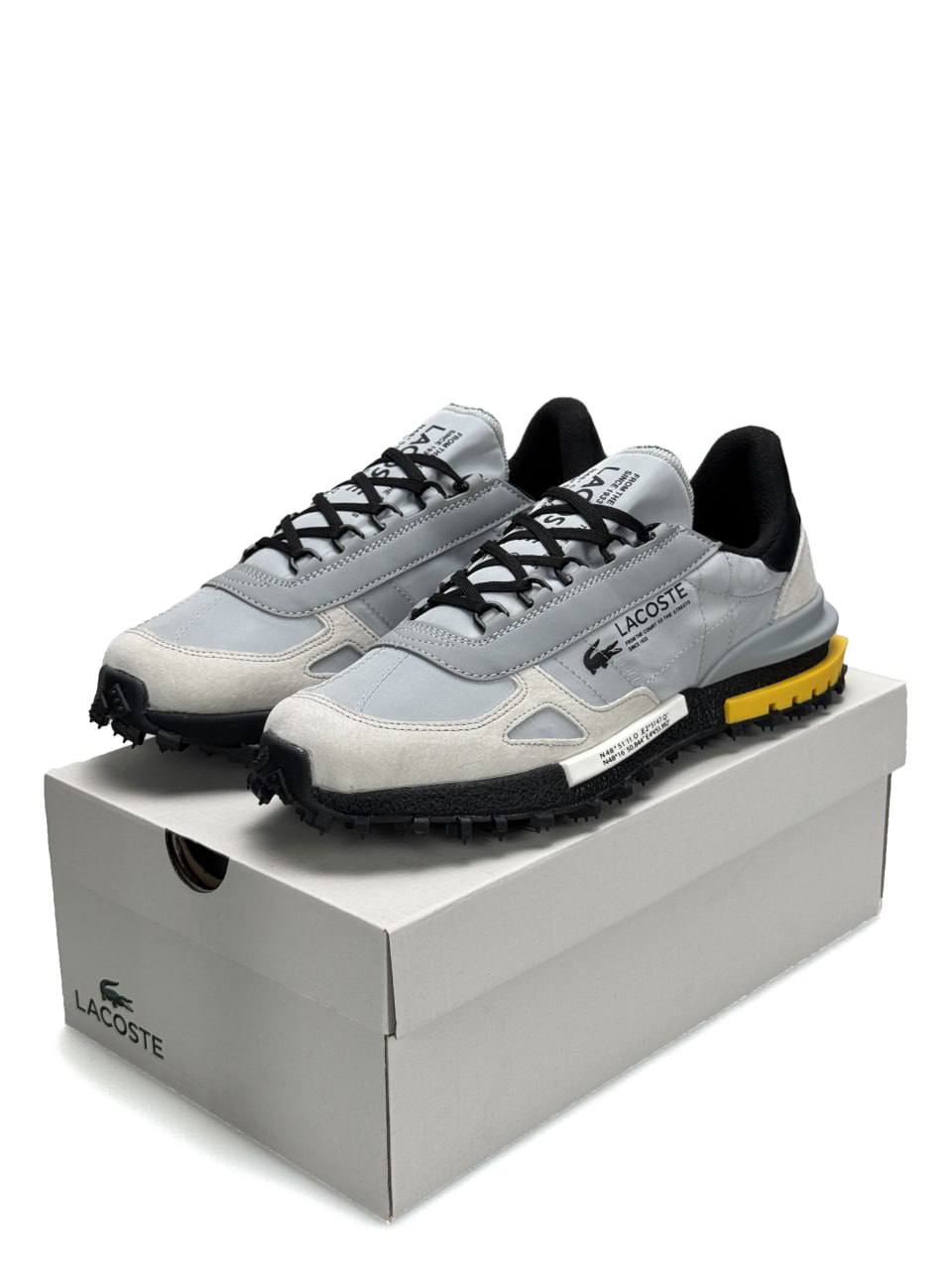Lacoste Elite Active Pale Grey Black