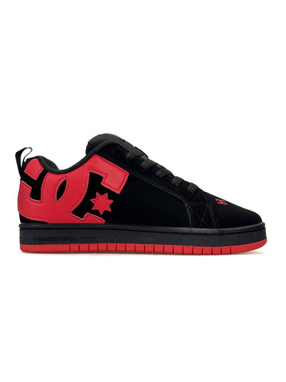 DC Shoes Court Graffik Red on Black