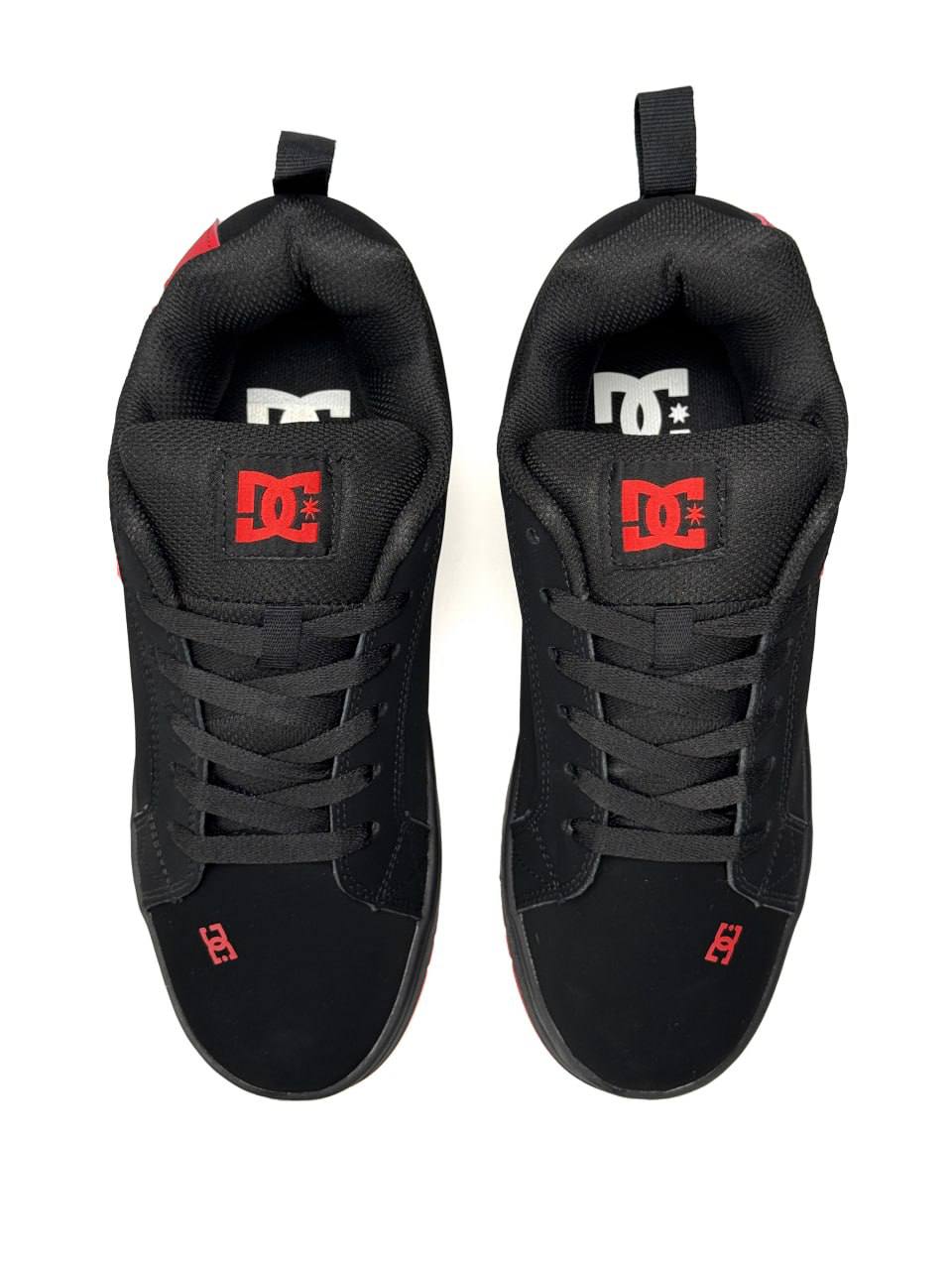 DC Shoes Court Graffik Red on Black
