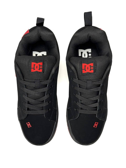 DC Shoes Court Graffik Red on Black