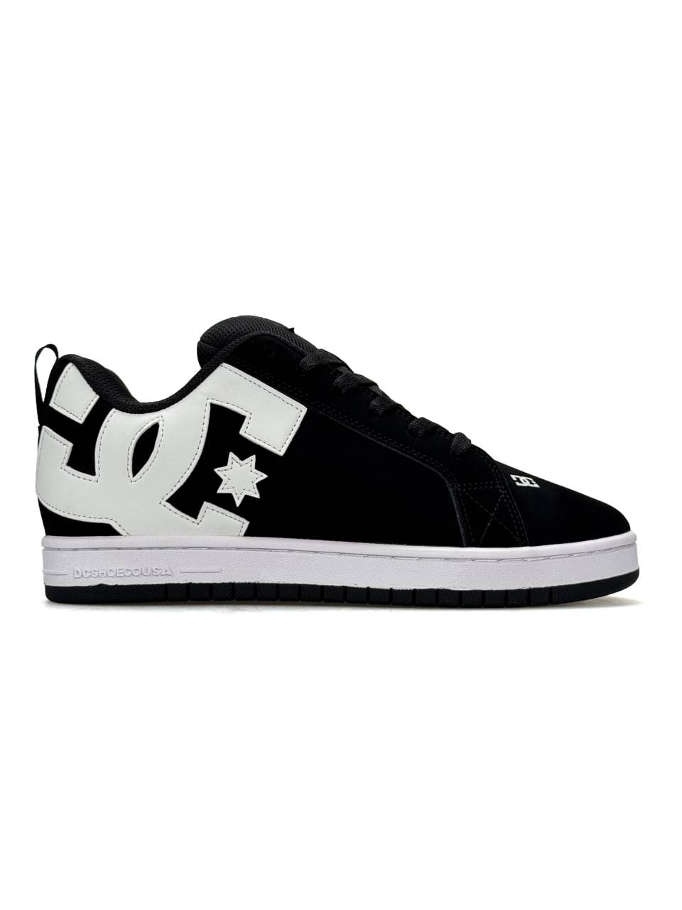 DC Shoes Court Graffik Black White
