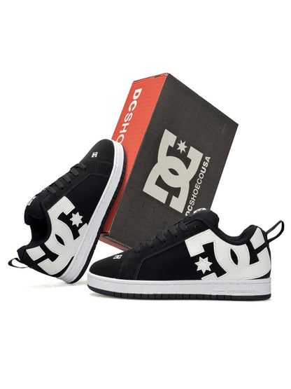 DC Shoes Court Graffik Black White