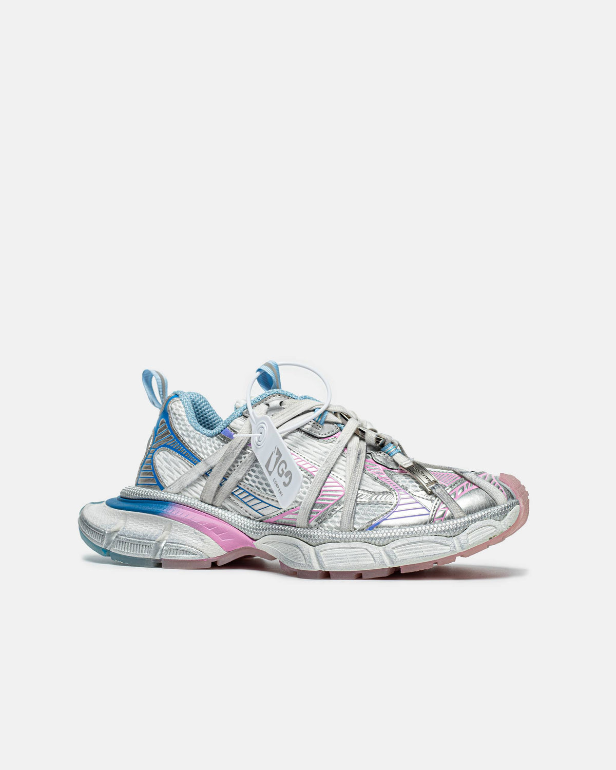 Balenciaga 3XL Extreme Laces Candy Pink Blue