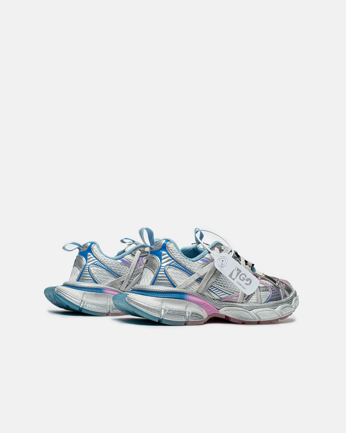 Balenciaga 3XL Extreme Laces Candy Pink Blue