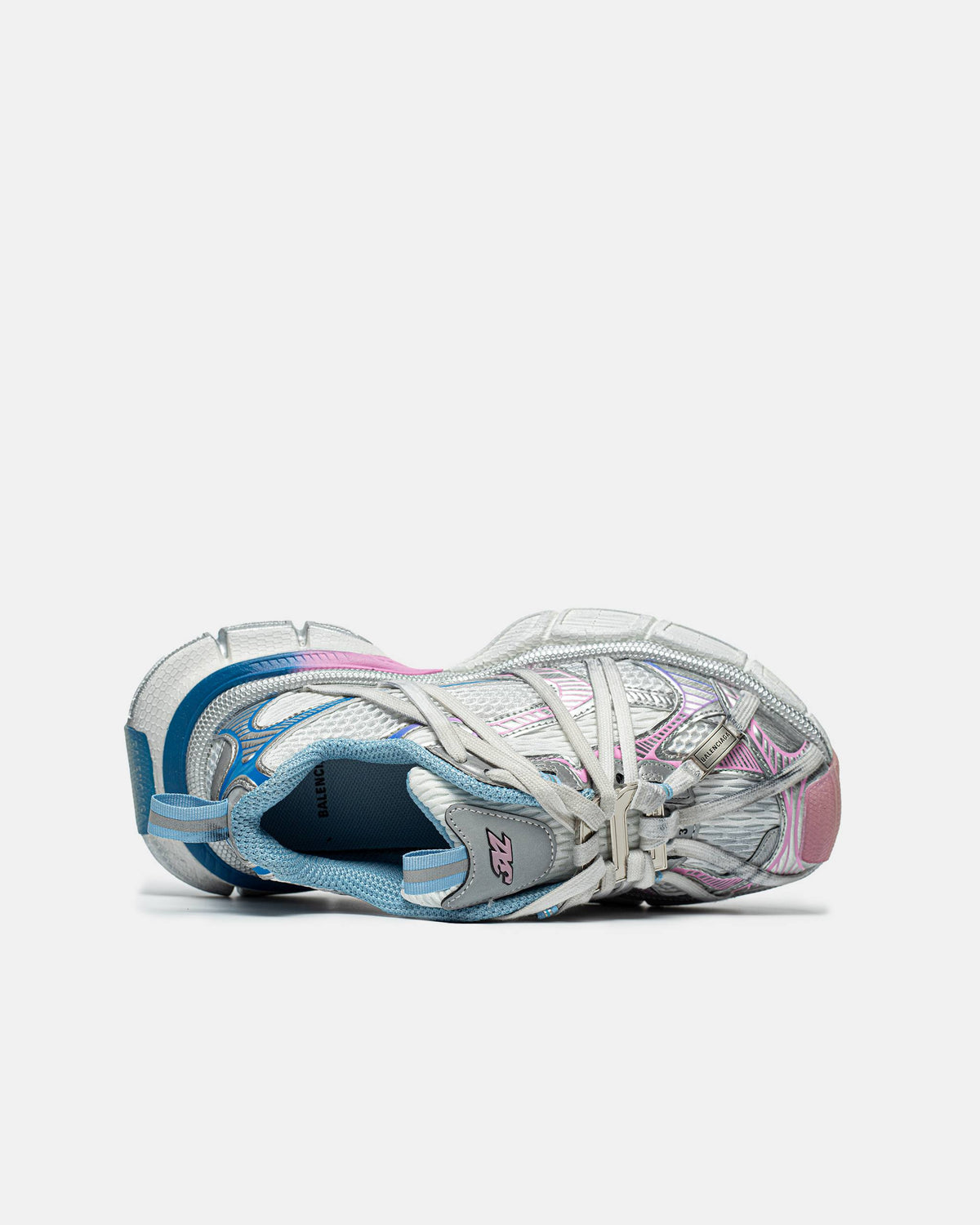 Balenciaga 3XL Extreme Laces Candy Pink Blue