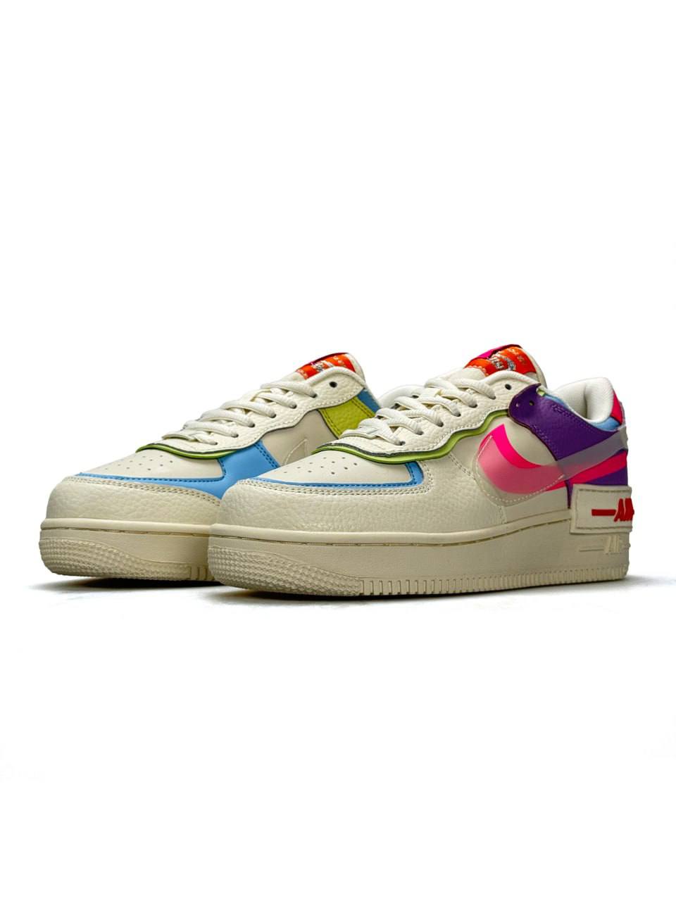Nike Air Force 1 Shadow Beige Multicolor