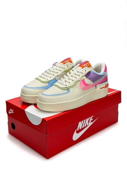 Nike Air Force 1 Shadow Beige Multicolor