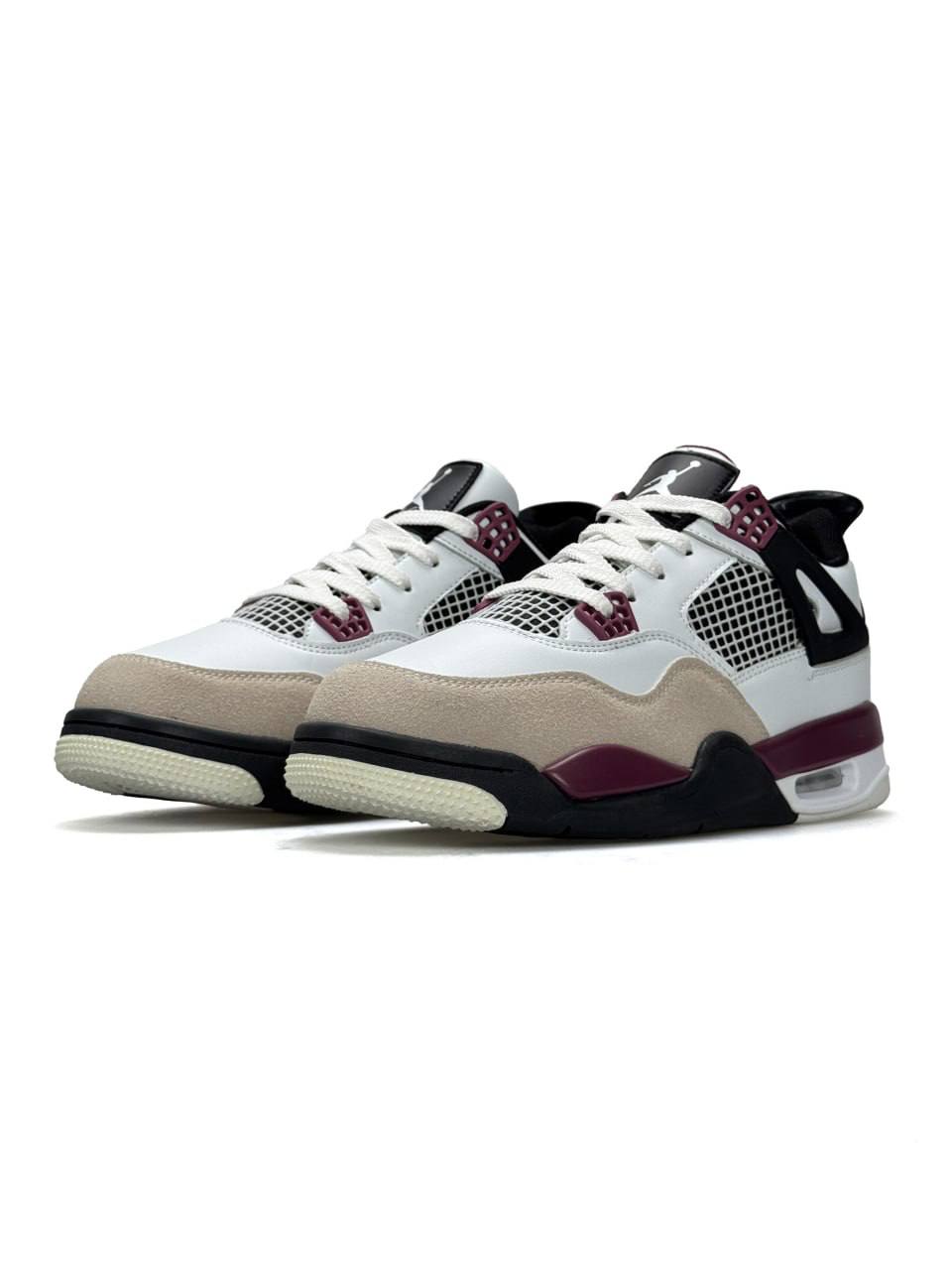 Nike Air Jordan 4 Retro PSG White Burgundy Black