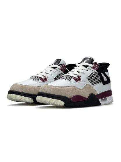 Nike Air Jordan 4 Retro PSG White Burgundy Black