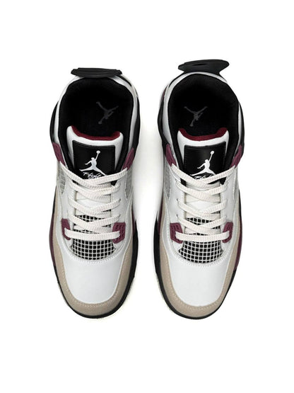 Nike Air Jordan 4 Retro PSG White Burgundy Black