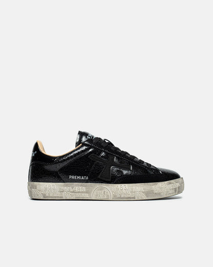 Premiata Stevend 6660 Crackle Leather Black