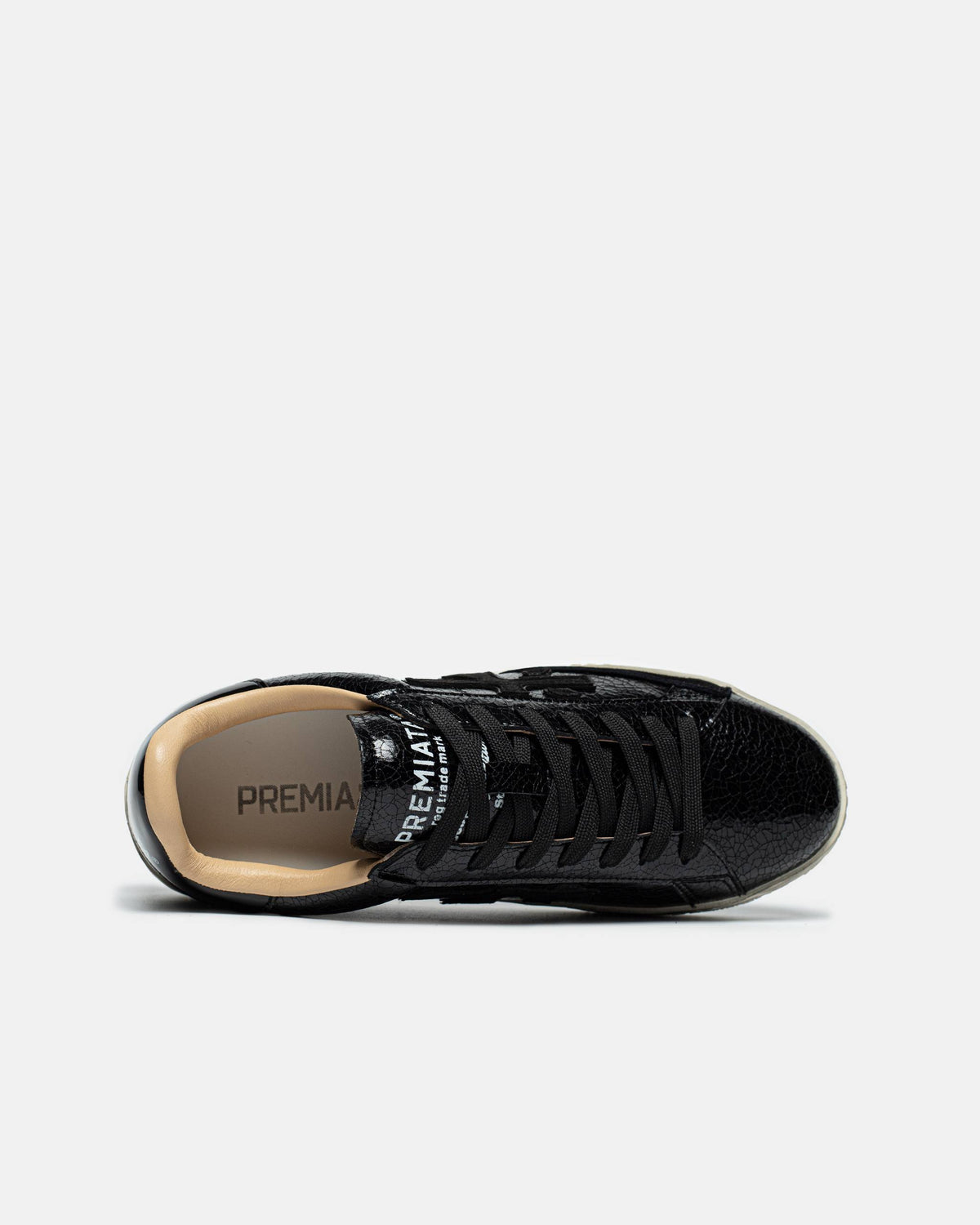 Premiata Stevend 6660 Crackle Leather Black