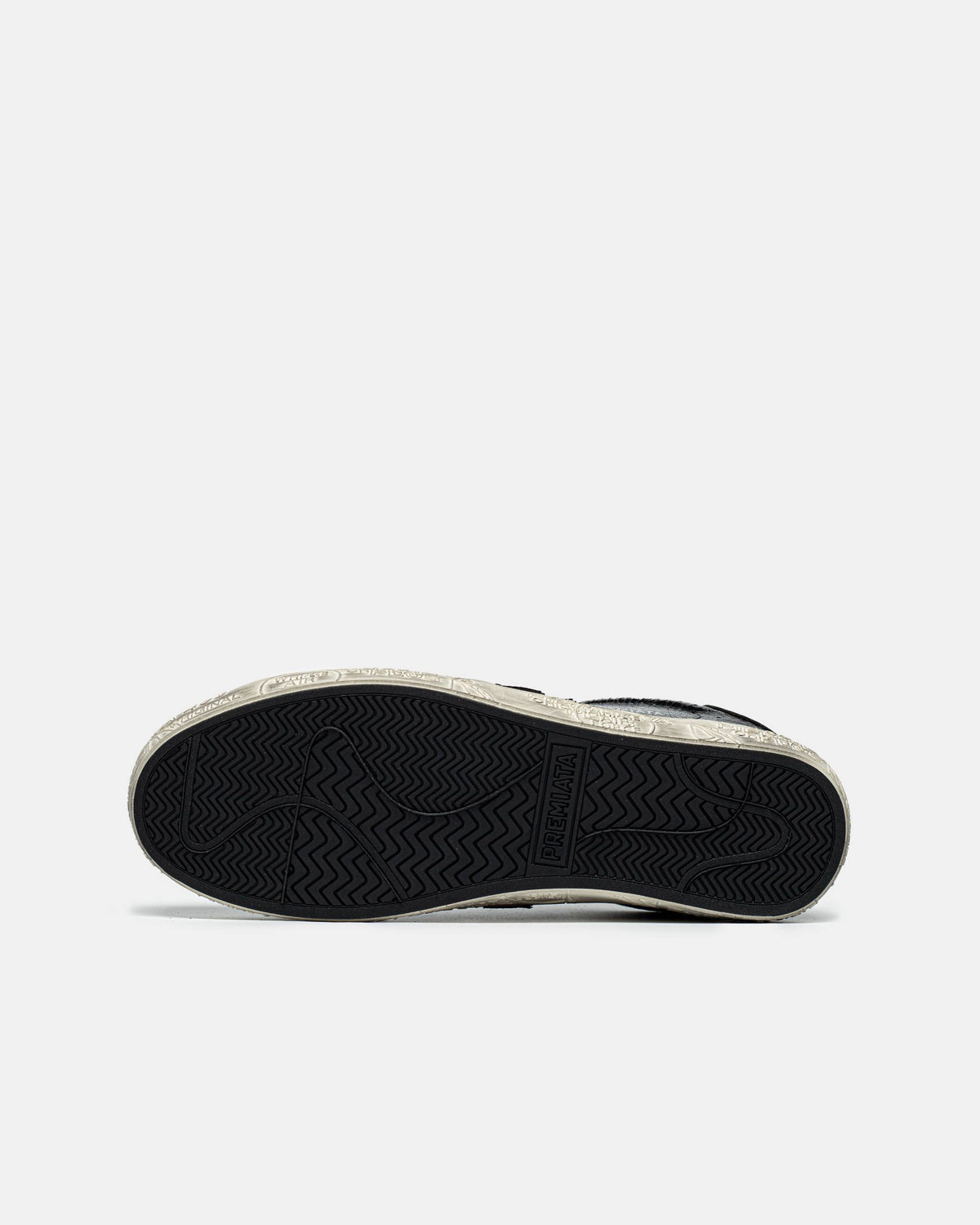 Premiata Stevend 6660 Crackle Leather Black