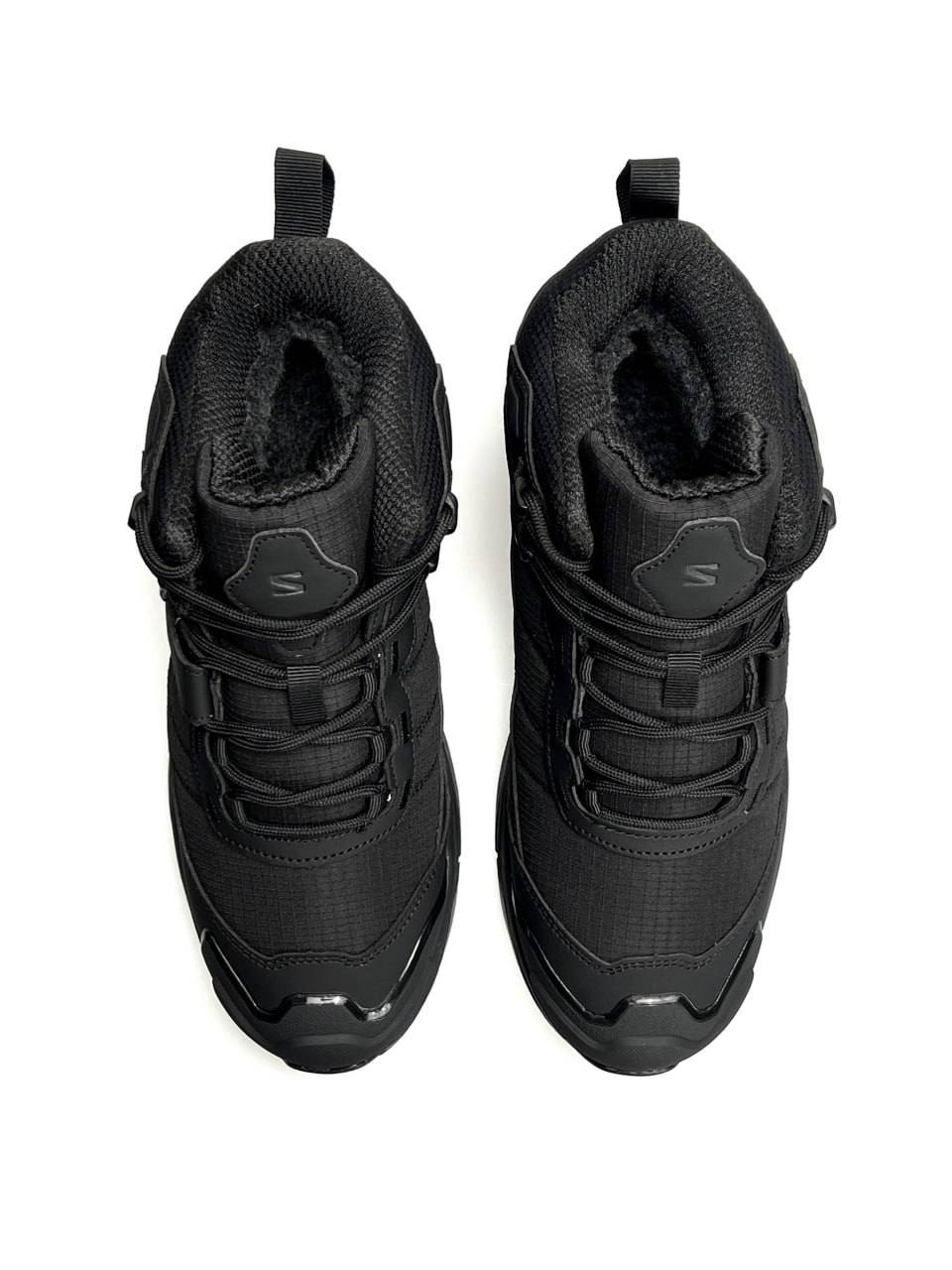 Salomon X Ultra 4 Mid Fur All Black