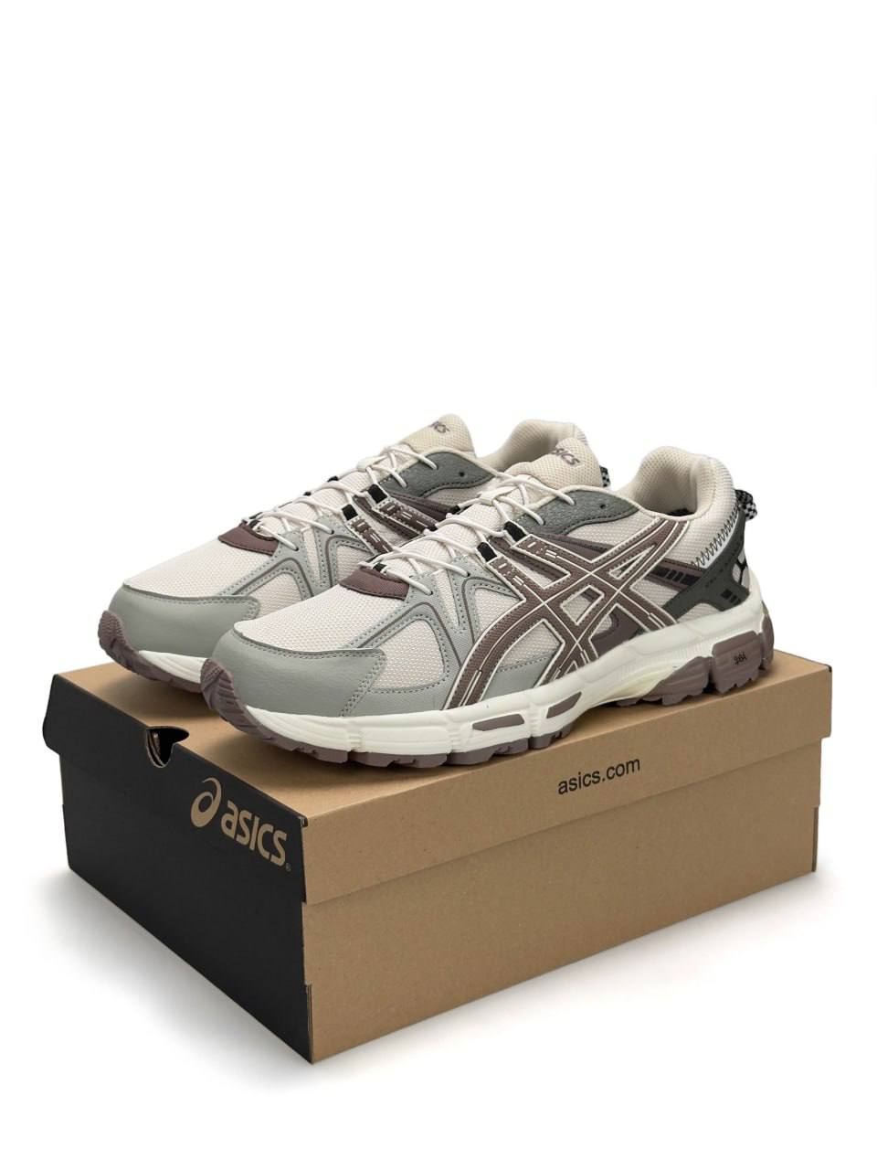 Asics Gel-Kahana 8 Big Size GTX Gore-Tex Beige Grey Brown