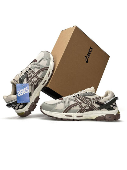 Asics Gel-Kahana 8 Big Size GTX Gore-Tex Beige Grey Brown