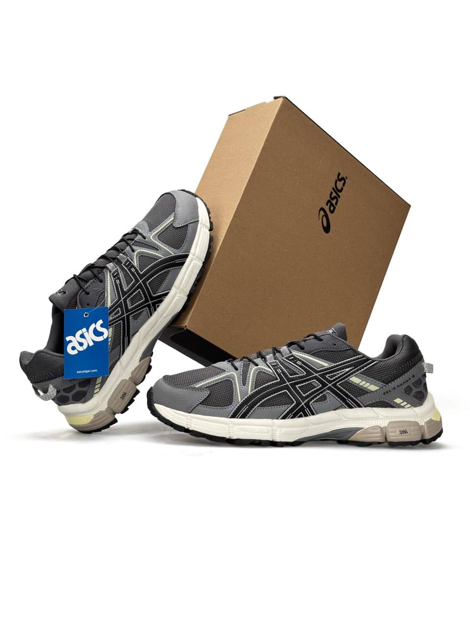 Asics Gel-Kahana 8 Big Size GTX Gore-Tex Grey Beige