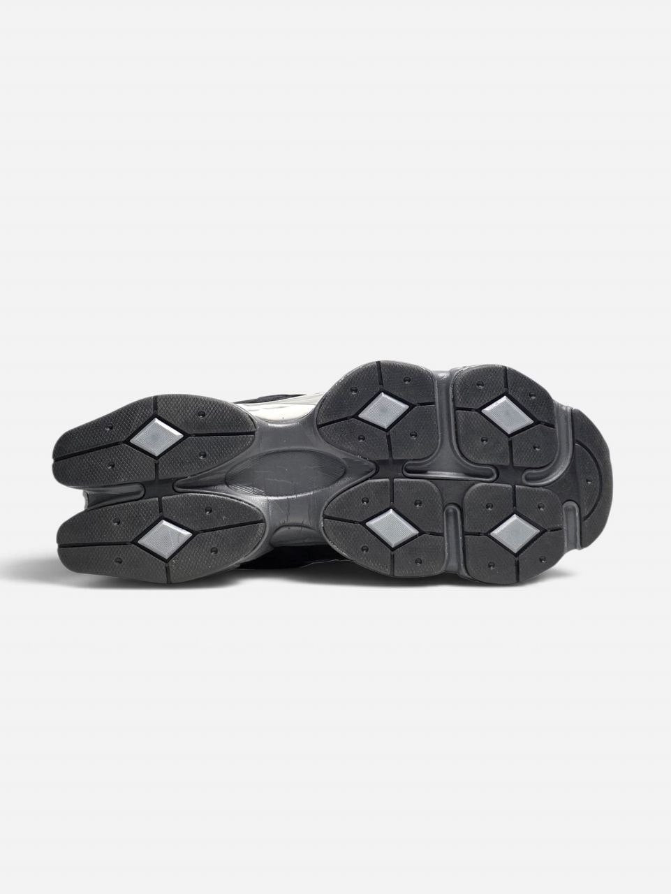 New Balance 9060 Black Grey Beige Fur