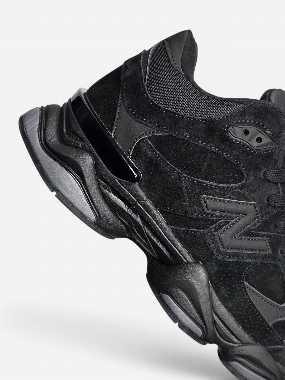 New Balance 9060 Black Beige Fur