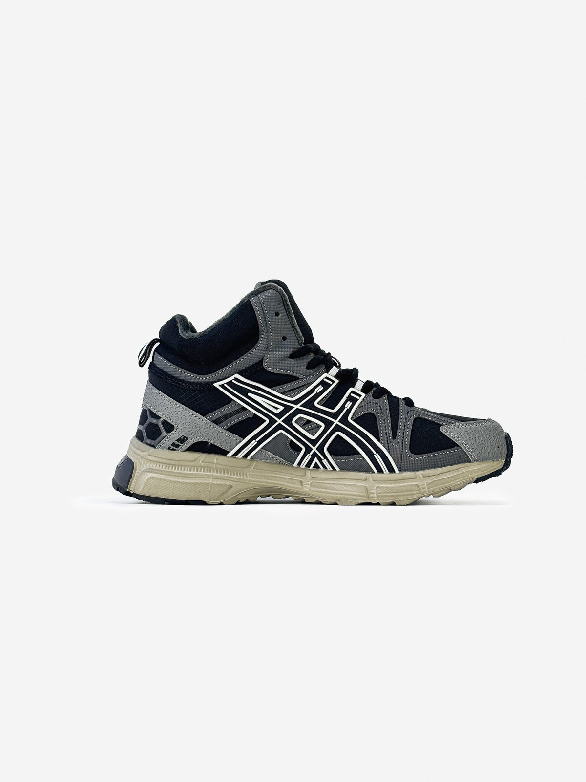 Asics Gel-Kahana 8 High Fur Grey Black