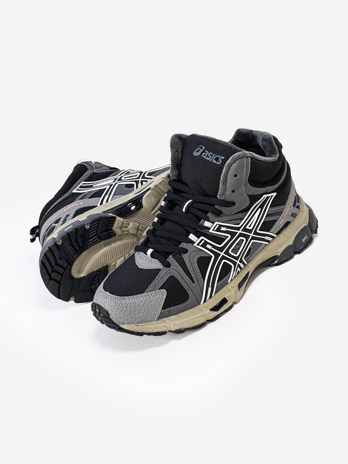 Asics Gel-Kahana 8 High Fur Grey Black