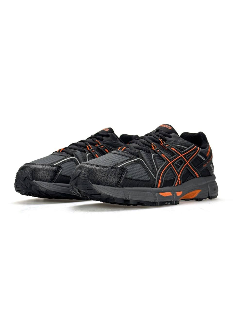 Asics Gel-Kahana 8 GTX Gore-Tex Grey Black Orange