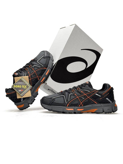 Asics Gel-Kahana 8 GTX Gore-Tex Grey Black Orange