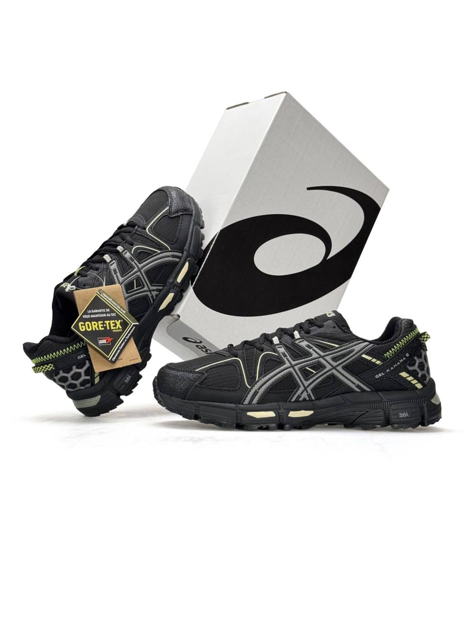 Asics Gel-Kahana 8 GTX Gore-Tex Black Lime