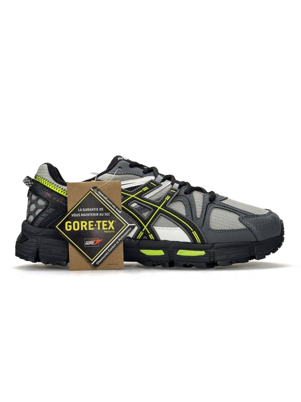 Asics Gel-Kahana 8 GTX Gore-Tex Grey Black Lime