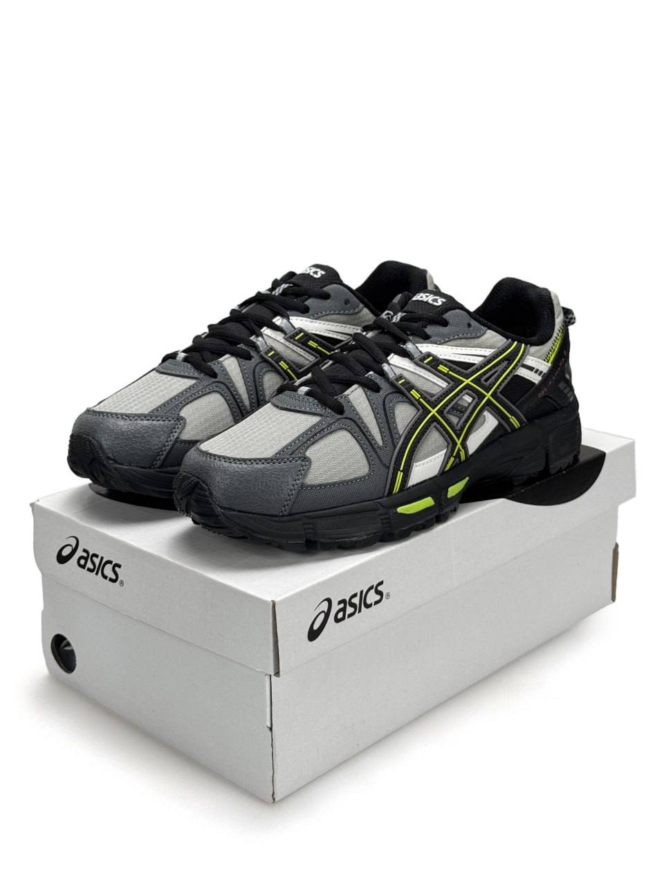 Asics Gel-Kahana 8 GTX Gore-Tex Grey Black Lime