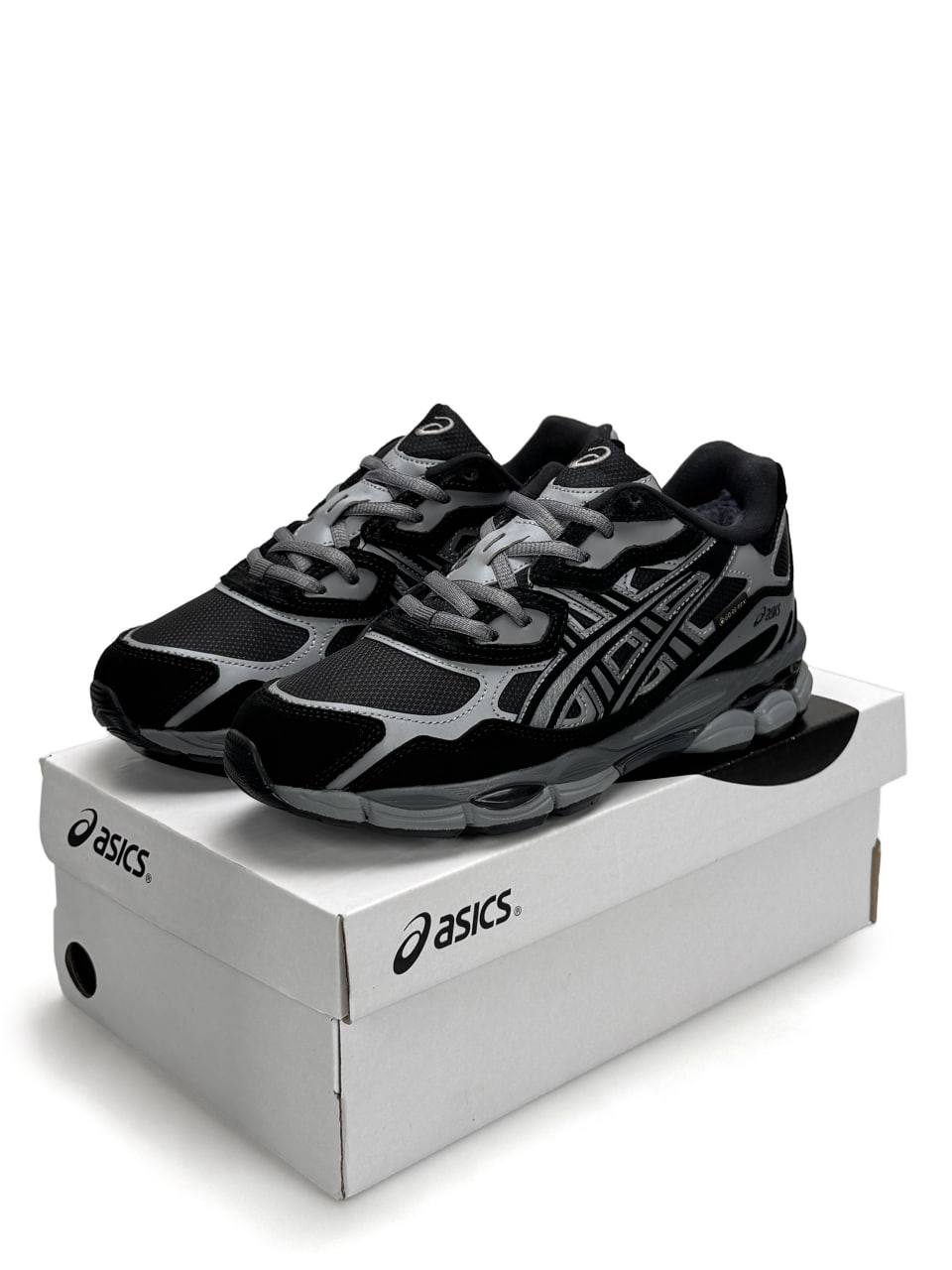 Asics Gel-NYC Fur Black Grey Metallic