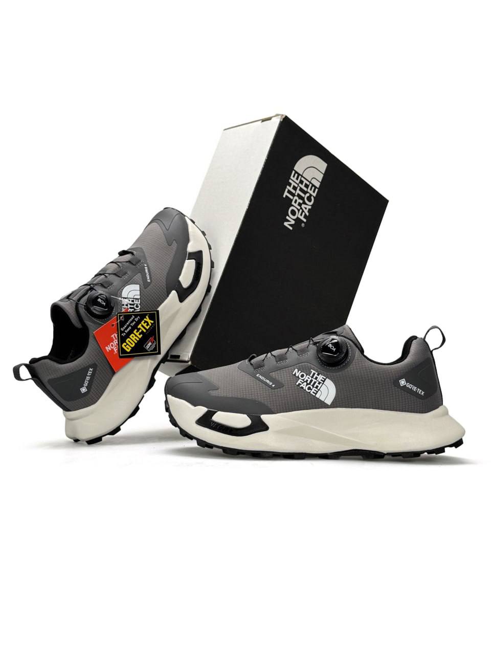 The North Face Vectiv Enduris 4 GTX Gore-Tex Grey Beige Black