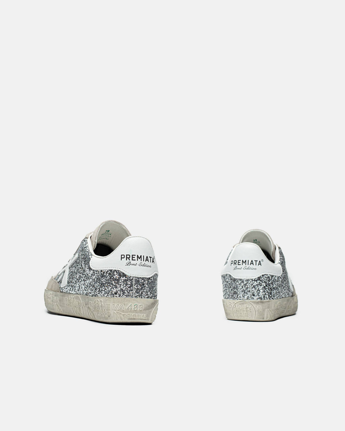 Premiata Stevend 6660 Glitter Silver White