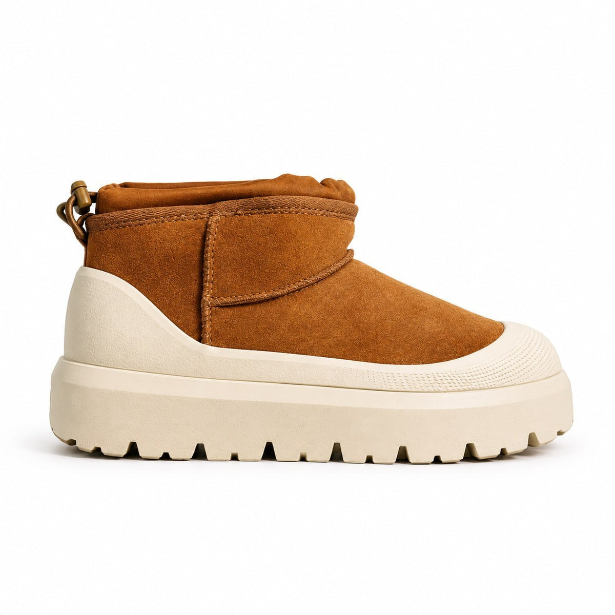 UGG Classic Ultra Mini Weather Hybrid Chestnut White