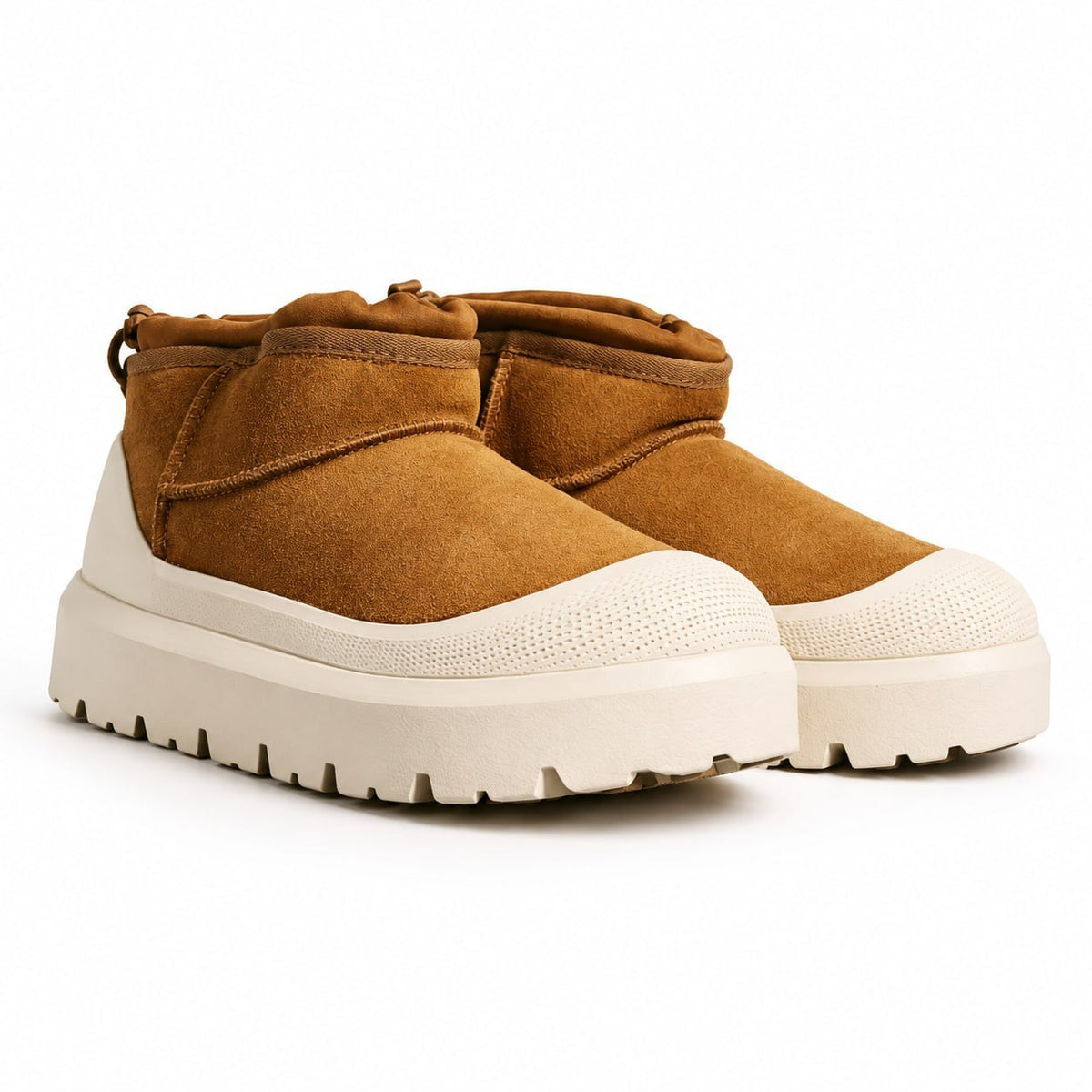 UGG Classic Ultra Mini Weather Hybrid Chestnut White