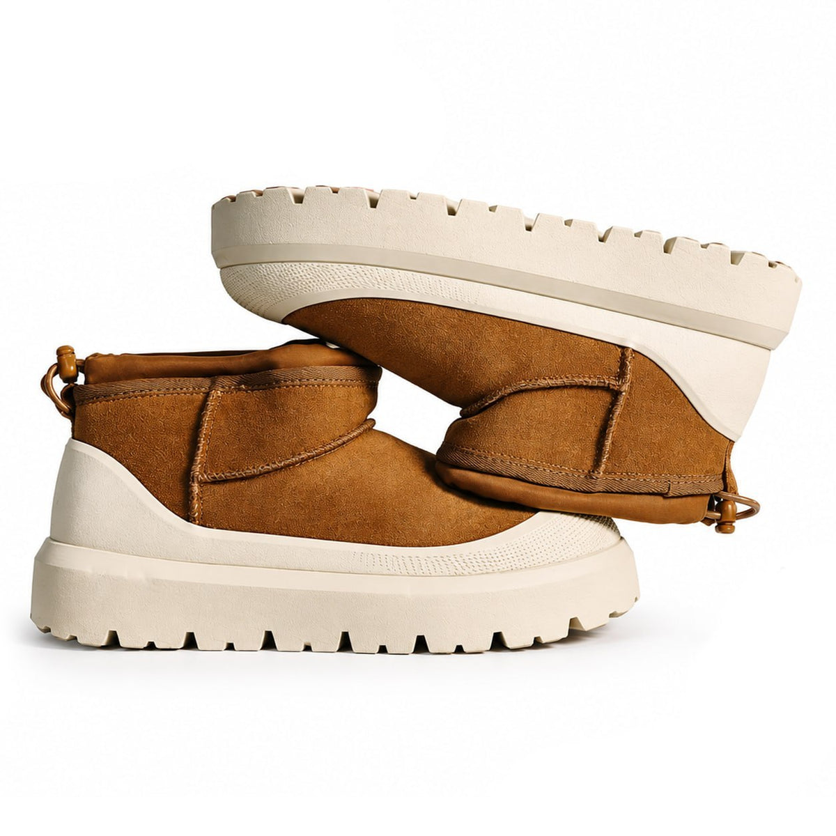 UGG Classic Ultra Mini Weather Hybrid Chestnut White