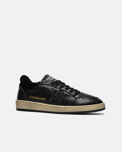 Golden Goose Ballstar Black Fur (Хутро)
