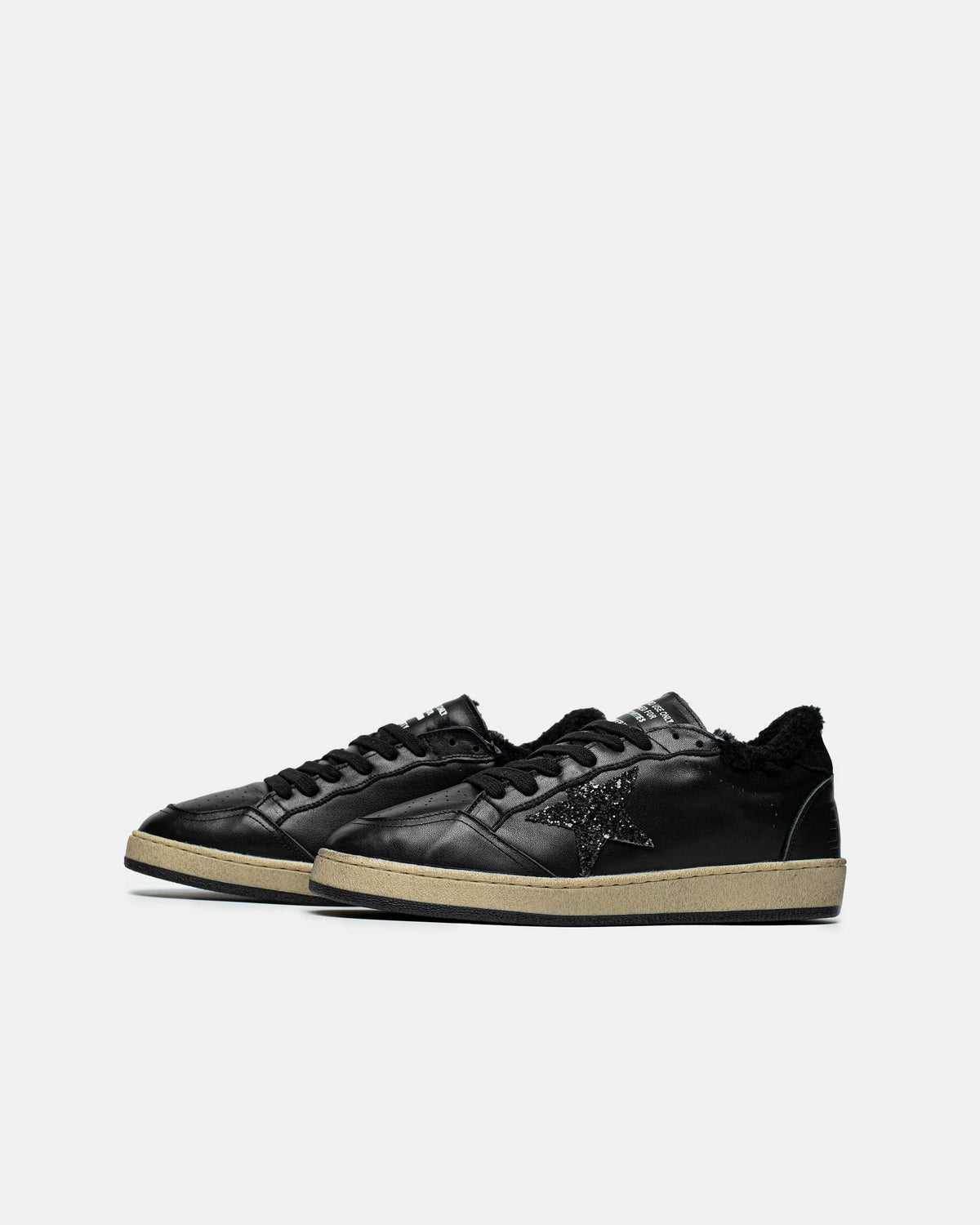 Golden Goose Ballstar Black Fur (Хутро)