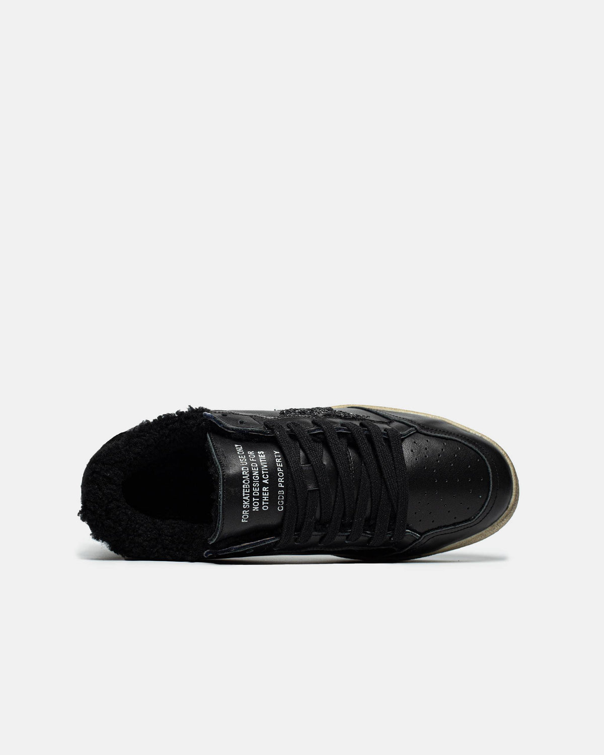 Golden Goose Ballstar Black Fur (Хутро)
