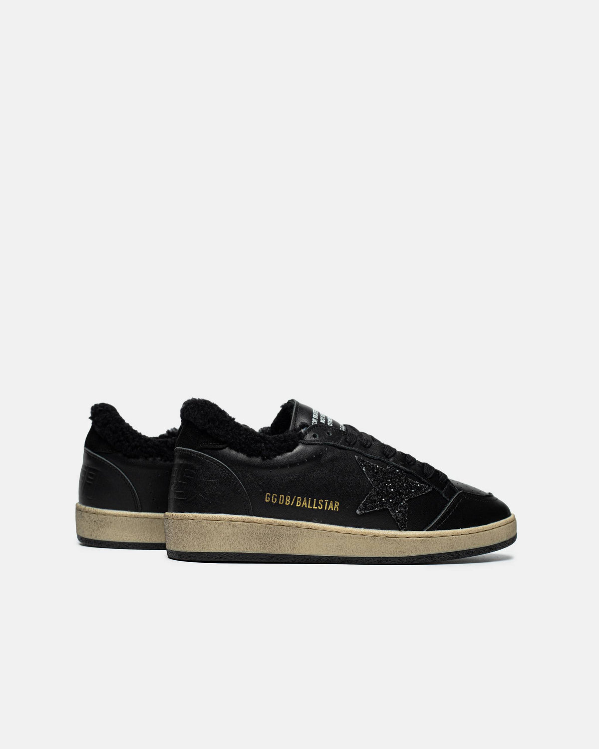 Golden Goose Ballstar Black Fur (Хутро)