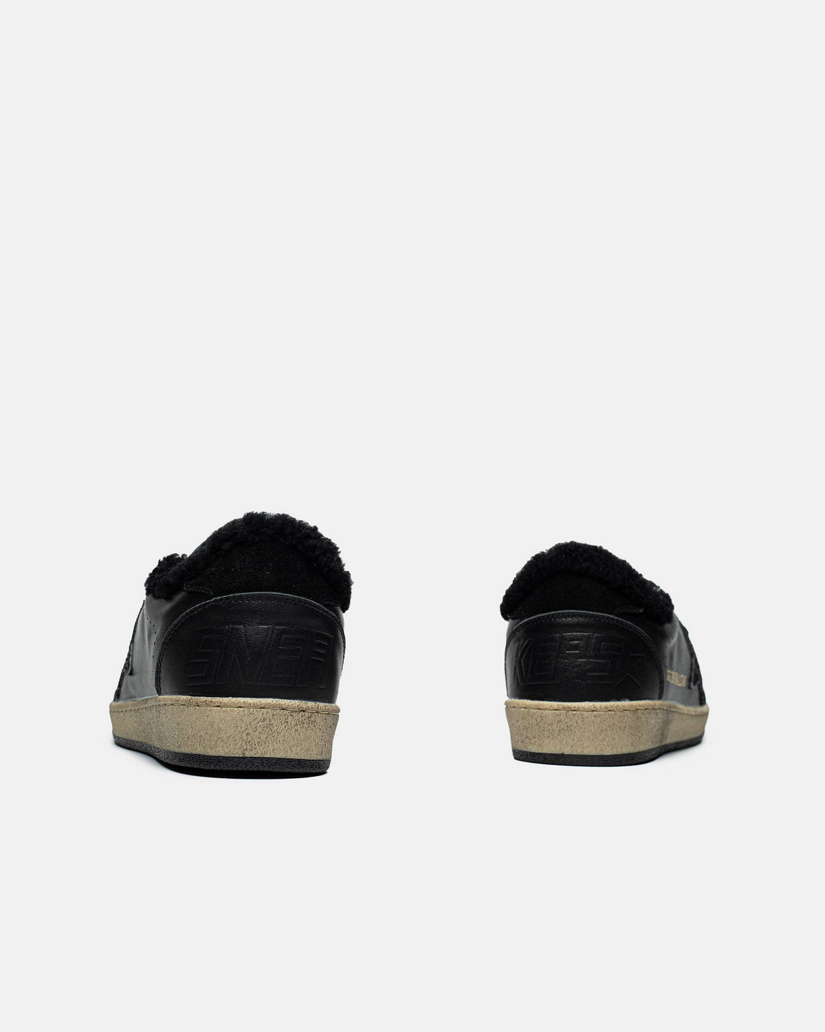 Golden Goose Ballstar Black Fur (Хутро)