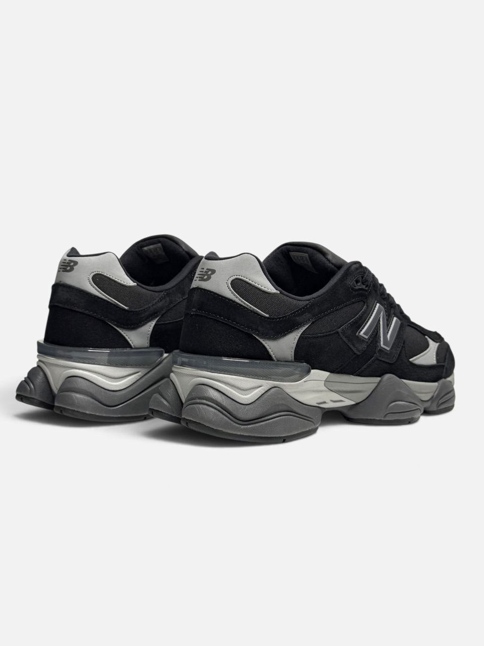New Balance 9060 Gore-Tex Black Grey Big Size (великан)