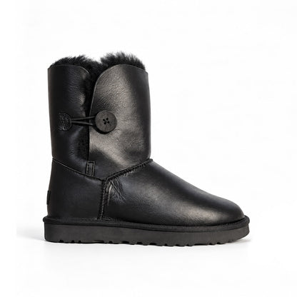 UGG Bailey Button Leather Black