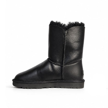 UGG Bailey Button Leather Black